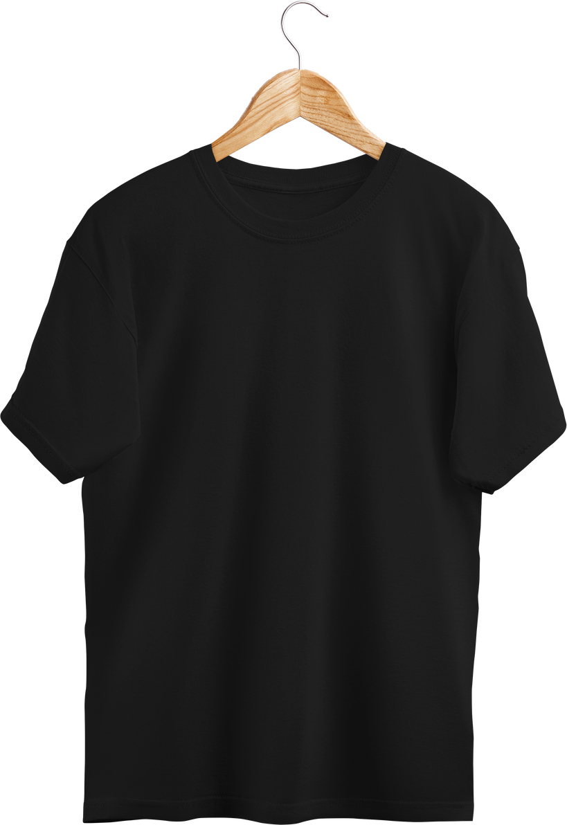 Black T-Shirt Mockup